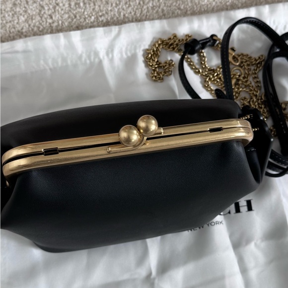 Coach Kisslock 14 Clutch with Gold Accents - Picture 3 of 6